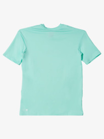 quiksilver, Solid Streak - Short Sleeve UPF 50 Surf T-Shirt for Boys 8-16, BEACH GLASS (gcz0) Solid Streak - Short Sleeve UPF 50 Surf T-Shirt for Boys 8-16 EQBWR03227