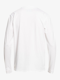 quiksilver, Solid Streak Surf tee manches longues UPF 50 pour Garçon 8-16 ans, WHITE (wbb0) Solid Streak - Long Sleeve UPF 50 Surf T-Shirt for Boys 8-16 EQBWR03228