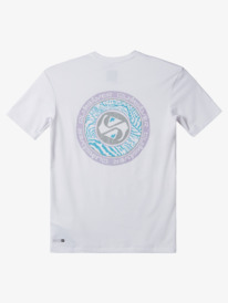 quiksilver, Mix Session - Camiseta de surf de manga corta para Chicos 8-16, SNOW WHITE (wbk0) Mix Session - Short Sleeve Surf T-Shirt for Boys 8-16 EQBWR03234