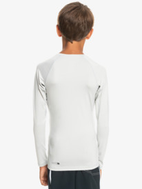 quiksilver, Boys 8-16 Saturn Protection Long Sleeve UPF 50 Rash Vest, GRAY VIOLET (sfv0) SATURN PROTECTION YOUTH EQBWR03235