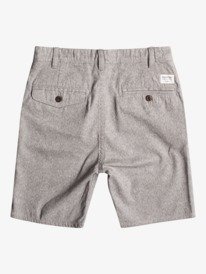 quiksilver, Boy's 8-16 Everyday 17" Chino Shorts, LIGHT GREY HEATHER (sjsh) Everyday - Chino Shorts for Boys 8-16 EQBWS03225