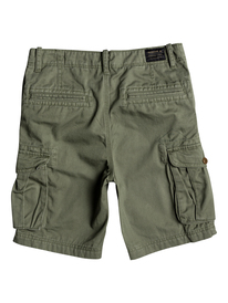 quiksilver, Детские шорты-карго Crucial Battle 18", FOUR LEAF CLOVER (gph0) Crucial Battle 2022 - Cargo Shorts for Boys 8-16 EQBWS03226