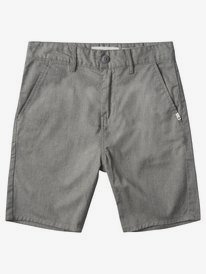 quiksilver, Boy's 8-16 New Everyday Union Stretch Chino Shorts, LIGHT GREY HEATHER (sjsh) NEW EVERYDAY UNION STRETCH YTH EQBWS03325