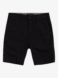 quiksilver, Boy's 8-16 New Everyday Union Stretch Chino Shorts, BLACK (kvj0) NEW EVERYDAY UNION STRETCH YTH EQBWS03325