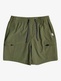 Elastic Cargo 15" - Amphibian Board Shorts for Boys 8-16  EQBWS03338