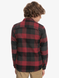 quiksilver, Motherfly 2022 - Long Sleeve Flannel Shirt for Boys, BLACK MOTHERFLY (kvj1) Motherfly 2022 - Long Sleeve Flannel Shirt for Boys EQBWT03356