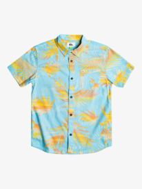 quiksilver, Boy's 8-16 Ripped Up Short Sleeve Shirt, SKY BLUE RIPPED UP (bgc6) RIPPED UP SS YOUTH EQBWT03380