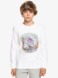 Wavey Skull - Long Sleeve T-Shirt for Boys  EQBZT04378