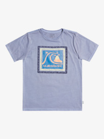 quiksilver, Детская футболка Square Bubble 8-16, PURPLE IMPRESSION (pkb0) Square Bubble - Short Sleeve T-Shirt for Boys 8-16 EQBZT04442