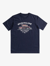 quiksilver, Beach Trips - T-shirt pour Garçon, NAVY BLAZER (byj0) Beach Trips - T-Shirt for Boys EQBZT04508