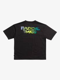 quiksilver, Radical Times T-shirt pour Garçon 8-16 ans, BLACK (kvj0) RADICAL TIMES 2 SS YTH EQBZT04569