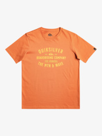 quiksilver, QS Surf Lockup - T-Shirt voor Jongens 8-16, MECCA ORANGE (cms0) QS Surf Lockup - T-Shirt for Boys 8-16 EQBZT04585