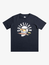 quiksilver, QS Rockin Skull - T-Shirt voor Jongens 8-16, NAVY BLAZER (byj0) QS Rockin Skull - T-Shirt for Boys 8-16 EQBZT04592