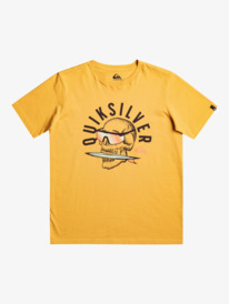 quiksilver, QS Rockin Skull - T-Shirt voor Jongens 8-16, BRIGHT GOLD (ykd0) QS Rockin Skull - T-Shirt for Boys 8-16 EQBZT04592