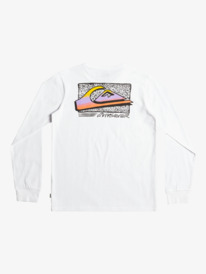 quiksilver, Retro Fade - Long Sleeve T-Shirt for Boys 8-16, WHITE (wbb0) Retro Fade - Long Sleeve T-Shirt for Boys 8-16 EQBZT04603