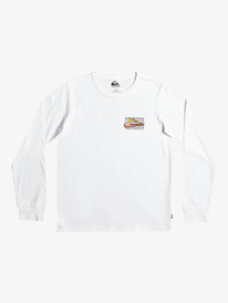 quiksilver, Retro Fade - Long Sleeve T-Shirt for Boys 8-16, WHITE (wbb0) Retro Fade - Long Sleeve T-Shirt for Boys 8-16 EQBZT04603