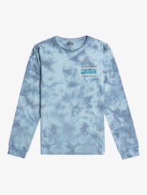 quiksilver, Boys 8-16 Warped Frame Long Sleeve T-Shirt, CELESTIAL BLUE (bfy0) WARPED FRAME LS YTH EQBZT04607