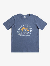 quiksilver, Touch Of Paradise - T-Shirt for Boys 8-16, BERING SEA HEATHER (bygh) Touch Of Paradise - T-Shirt for Boys 8-16 EQBZT04610