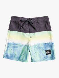 quiksilver, Boys 2-7 Everyday Panel 12" Boardshorts, GREEN ASH (gdw9) Everyday Panel 12" - Boardshorts for Boys 2-7 EQKBS03366