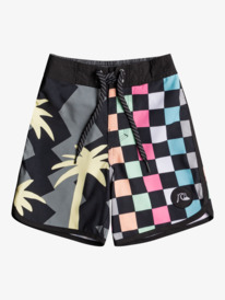 quiksilver, Boys 2-7 Everyday Scallop 12" Boardshorts, PINK GLO (mmy9) EVERYDAY SCALLOP BOY 12 EQKBS03389