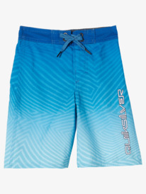 quiksilver, Boy's 2-7 Everyday Warp Fade 14" Boardshorts, SNORKEL BLUE (brt6) Everyday Warp Fade 14" - Board Shorts for Boys 2-7 EQKBS03399