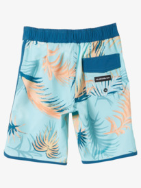 quiksilver, Boy's 2-7 Surfsilk Scallop 14" Boardshorts, MAROCCAN BLUE (bsg7) Surfsilk Scallop 14" - Board Shorts for Boys 2-7 EQKBS03403