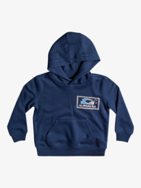 quiksilver, Checker Logo 2022 - Kapuzenpulli für Jungen 2-7, INSIGNIA BLUE (bsn0) Checker Logo 2022 - Hoodie for Boys 2-7 EQKFT03371