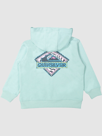 quiksilver, Boy's 2-7 Vintage Rising Lines Zip-Up Hoodie, PASTEL TURQUOISE (bfq0) VINTAGE RISING LINES ZIP BOY EQKFT03386