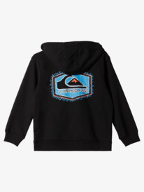 quiksilver, Boy's 2-7 Vintage Rising Lines Zip-Up Hoodie, BLACK (kvj0) VINTAGE RISING LINES ZIP BOY EQKFT03386