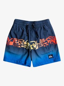 quiksilver, Word block 12" 2022 - Short de natación para Chicos 2-7, NAVY BLAZER (byj6) Word block 12" 2022 - Swim Shorts for Boys 2-7 EQKJV03207