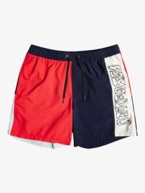 quiksilver, Boy's 2-7 Acid Wash 13" Volleys, NAVY BLAZER (byj0) Acid Wash 13" - Swim Shorts for Boys 2-7 EQKJV03214