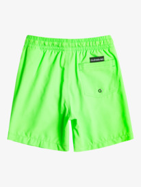 quiksilver, Everyday 13" Short de bain pour Garçon 2-7, GREEN GECKO (ggy0) Everyday 13" - Swim Shorts for Boys 2-7 EQKJV03232
