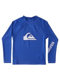 All Time - Long Sleeve UPF 50 Rash Vest for Boys 2-7  EQKWR03082