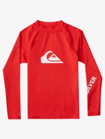 All Time - Long Sleeve UPF 50 Rash Vest for Boys 2-7  EQKWR03082