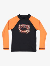Quiksilver Boys Heritage Heather Slevee Youth Long Sleeve Rashguard Surf Tee