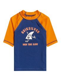 Bubble Trouble - Short Sleeve UPF 50 Rash Vest for Boys 2-7  EQKWR03101