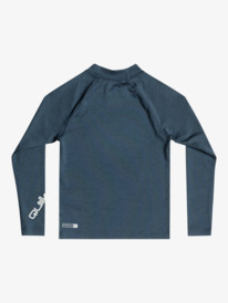 quiksilver, Boys 2-7 All Time Long Sleeve UPF 50 Rash Vest, NAVY BLAZER HEATHER (byjh) ALL TIME LS BOY EQKWR03107