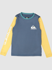 quiksilver, Boys 2-7 Heats Omni Long Sleeve UPF 50 Rash Vest, BERING SEA (byg0) HEATS OMNI BOY LS EQKWR03113