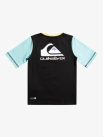 quiksilver, Boys 2-7 Heats Omni Short Sleeve Rash Vwst, TARMAC (kta0) Heats Omni - Short Sleeve UPF 50 Rash Vest for Boys 2-7 EQKWR03114