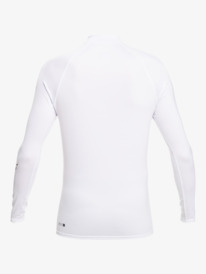 quiksilver, All Time Lycra manches longues UPF 50 pour Garçon 2-7, WHITE (wbb0) All Time 2022 - Long Sleeve UPF 50 Rash Vest for Boys 2-7 EQKWR03121