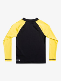 quiksilver, Boys 2-7 Next Gen Long Sleeve UPF 50 Rash Vest, LEMON ZEST (yzd0) Next Gen - Long Sleeve UPF 50 Rash Vest for Boys 2-7 EQKWR03122