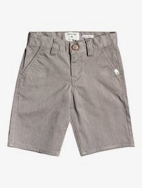 quiksilver, Boy's 2-7 Everyday Union Stretch Chino Shorts, LIGHT GREY HEATHER (sjsh) EVERYDAY UNION STRETCH AW BOY EQKWS03198