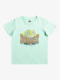 quiksilver, Peaceful Break - Camiseta para Chicos 2-7, BEACH GLASS (gcz0) Peaceful Break - T-Shirt for Boys 2-7 EQKZT03523
