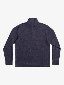 quiksilver, Waterman Pointsurf Zip Mock Neck Sweatshirt, NAVY BLAZER HEATHER (byjh) Pointsurf Zip - Mock Neck Sweatshirt EQMFT03076