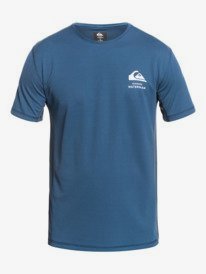 quiksilver, Waterman Bamboo Check Short Sleeve UPF 50 Surf Tee, ENSIGN BLUE (brd0) Waterman Bamboo Check - Short Sleeve UPF 50 Surf T-Shirt for Men EQMWR03082