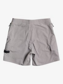 quiksilver, Azimuth Amphibian 18" Amphibian Short, STEEPLE GREY (smc0) AZIMUTH AMPHIBIAN 18 EQMWS03139