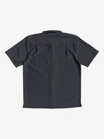 quiksilver, Mens Waterman Centinela Short Sleeve Shirt, BLACK CENTINELLA (kvj1) Waterman Centinela - Short Sleeve Shirt for Men EQMWT03150