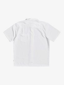 quiksilver, Waterman Centinela Premium Anti-Wrinkle Shirt, WHITE CENTINELLA (wbb2) Waterman Centinela - Short Sleeve Shirt for Men EQMWT03150
