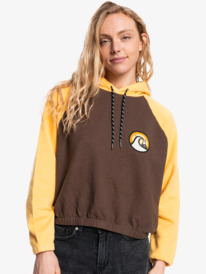 quiksilver, Женский свитшот Pray For Wave, TEAK (czd0) Pray For Wave - Sweatshirt for Women EQWFT03074
