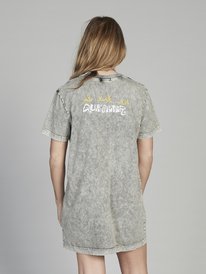 quiksilver, Quiksilver Womens - Robe t-shirt manches courtes pour Femme, BLACK (kvj0) Quiksilver Womens - Short Sleeve T-Shirt Dress for Women EQWKD03002